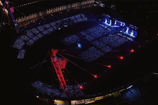 又一舞台奇迹！悟空体育LED锥形屏燃爆2024张韶涵巡演现场 