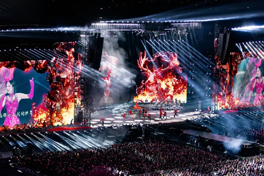 天后回归！悟空体育LED巨幕助力张韶涵打造梦幻舞台，唱响哈尔滨！